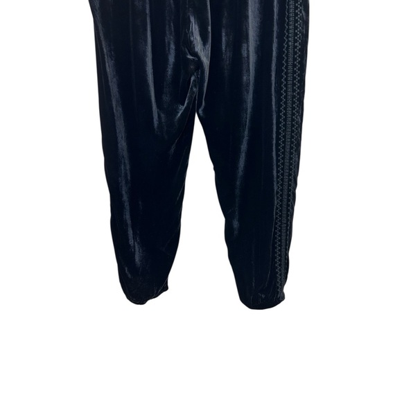 Johnny Was - Women’s Velvet Jogger Pants, Boho, Embroidered - Black, X-Large - Picture 12 of 17